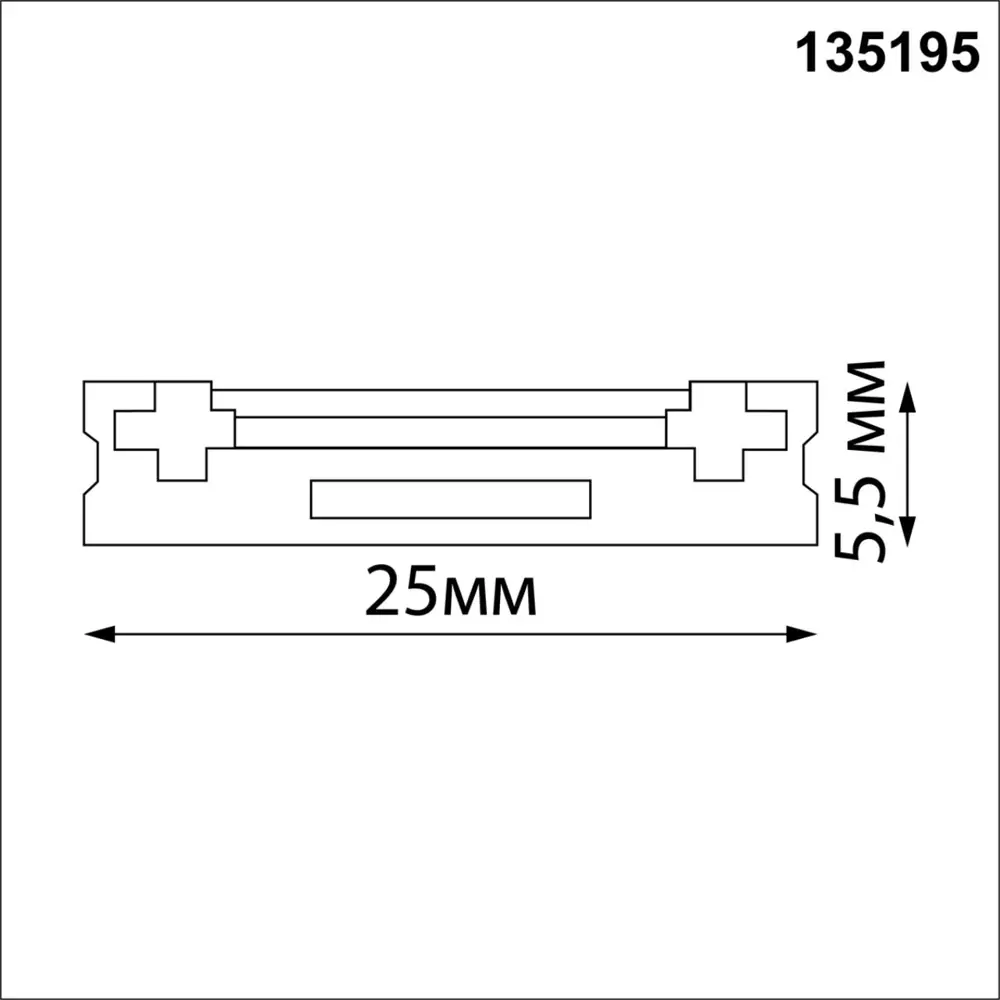 Фото Шинопровод Novotech 135195 Shino NT23 042 черный накладной 2м заглушки в комплекте IP20 48В Фото Шинопровод Novotech 135195 Shino NT23 042 черный накладной 2м заглушки в комплекте IP20 48В