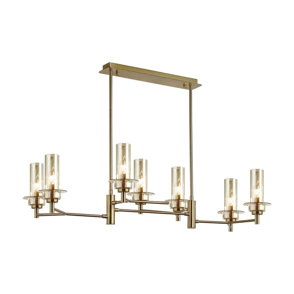 Фото 3 Люстра на штанге Lumion Madonna Lmn_6554_8c 8 ламп 16 м² цвет бронза/коньяк Фото 3 Люстра на штанге Lumion Madonna Lmn_6554_8c 8 ламп 16 м² цвет бронза/коньяк