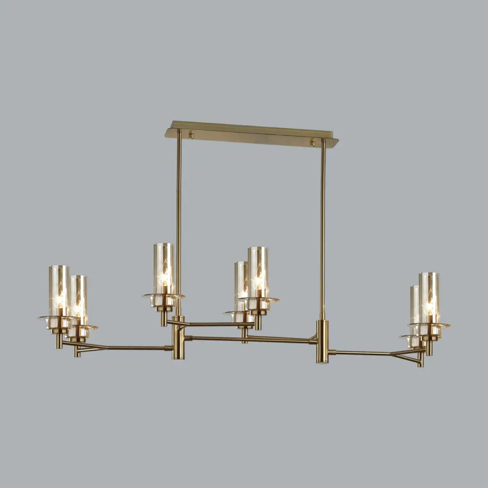 Фото 2 Люстра на штанге Lumion Madonna Lmn_6554_8c 8 ламп 16 м² цвет бронза/коньяк Фото 2 Люстра на штанге Lumion Madonna Lmn_6554_8c 8 ламп 16 м² цвет бронза/коньяк