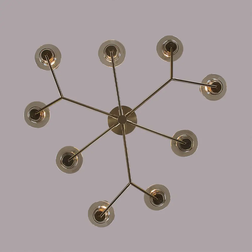 Фото 2 Люстра на штанге Lumion Madonna Lmn_6554_9c 9 ламп 18 м² цвет бронза/коньяк Фото 2 Люстра на штанге Lumion Madonna Lmn_6554_9c 9 ламп 18 м² цвет бронза/коньяк