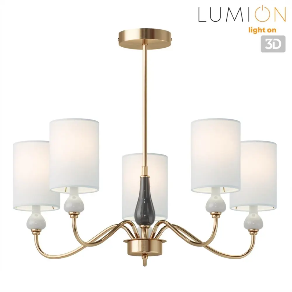 Фото 6 Люстра на штанге Lumion Anri Lmn_6590_5 5 ламп 10 м² цвет мятный/зеленый/латунь Фото 6 Люстра на штанге Lumion Anri Lmn_6590_5 5 ламп 10 м² цвет мятный/зеленый/латунь