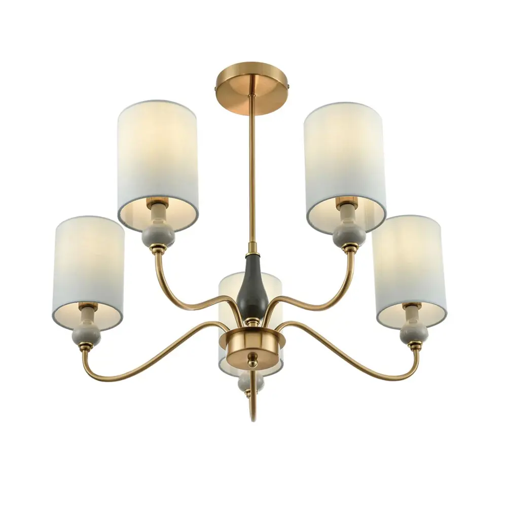 Фото 4 Люстра на штанге Lumion Anri Lmn_6590_5 5 ламп 10 м² цвет мятный/зеленый/латунь Фото 4 Люстра на штанге Lumion Anri Lmn_6590_5 5 ламп 10 м² цвет мятный/зеленый/латунь