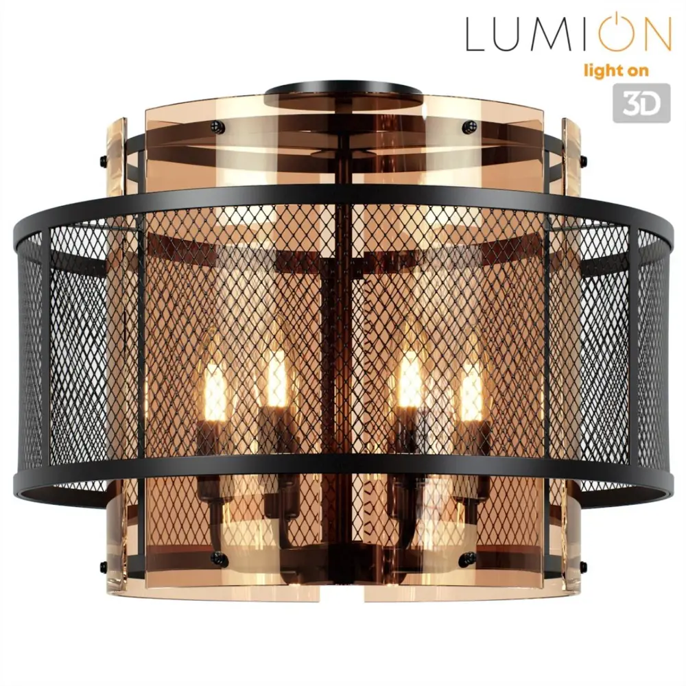 Фото 5 Люстра потолочная Lumion Zarina Lmn_8007_6c 6 ламп 12 м² цвет черный/золотой Фото 5 Люстра потолочная Lumion Zarina Lmn_8007_6c 6 ламп 12 м² цвет черный/золотой