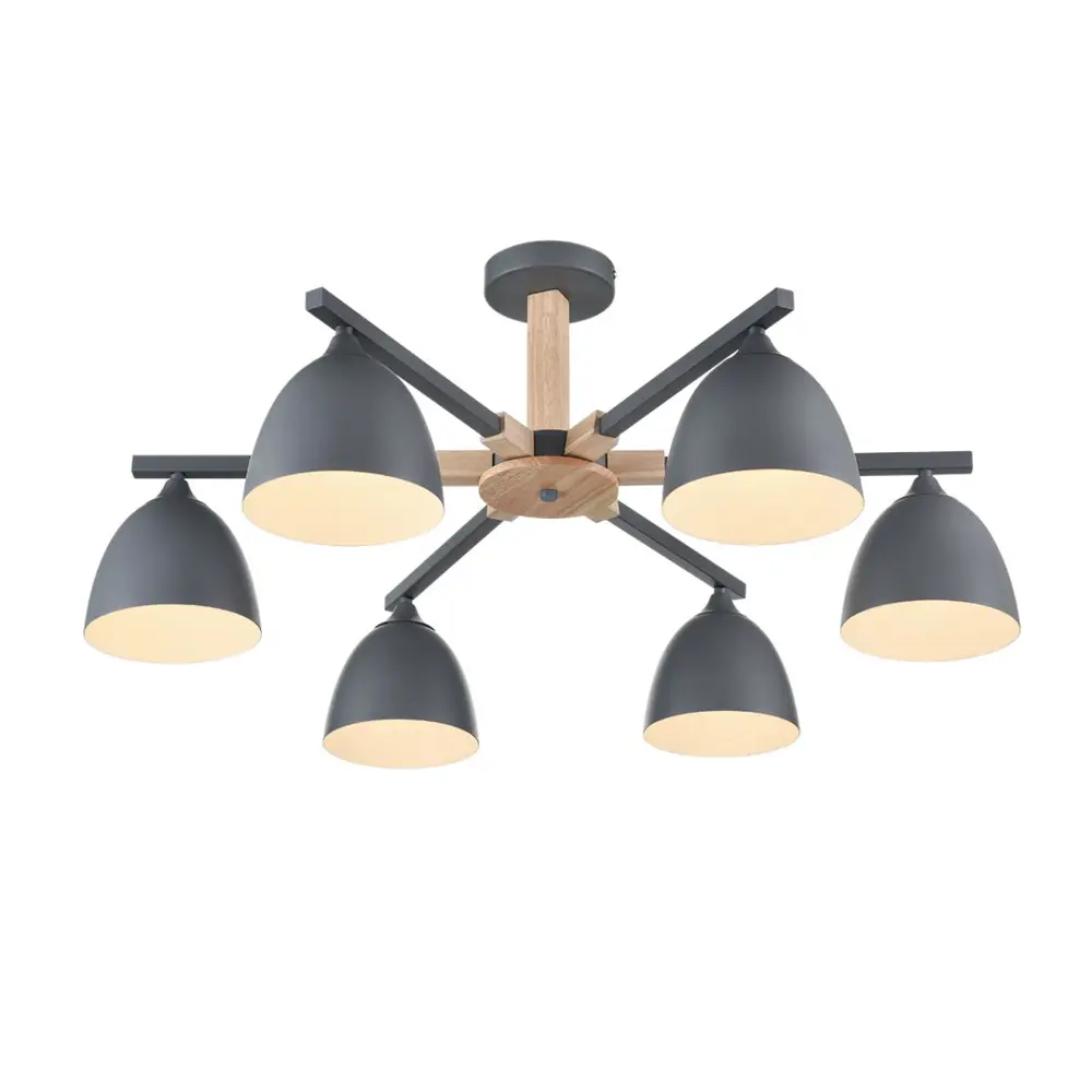 Фото 4 Люстра потолочная Lumion Colange Lmn_8096_6c 6 ламп 18 м² цвет серый Фото 4 Люстра потолочная Lumion Colange Lmn_8096_6c 6 ламп 18 м² цвет серый