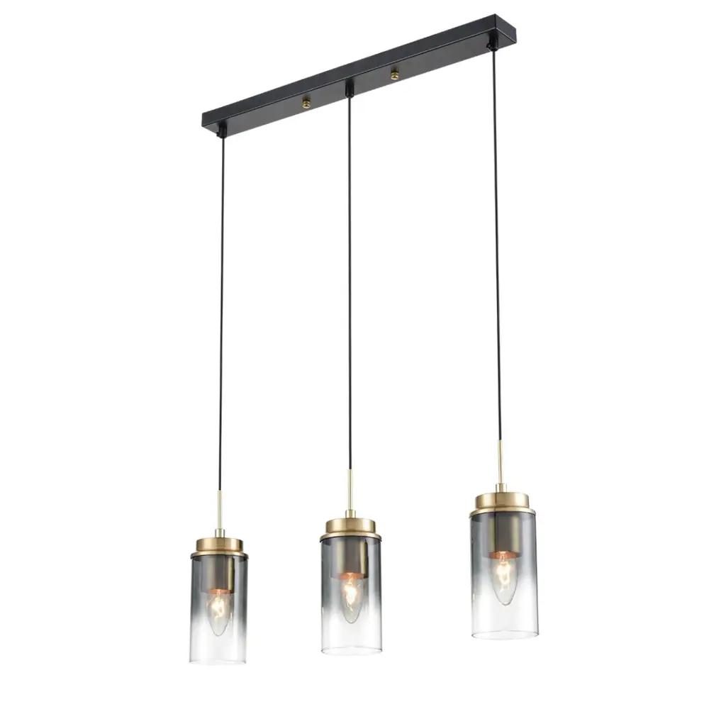 Фото 4 Светильник подвесной Lumion Isha Lmn_8101_3a 3 лампы 6 м² цвет бронза/черный Фото 4 Светильник подвесной Lumion Isha Lmn_8101_3a 3 лампы 6 м² цвет бронза/черный