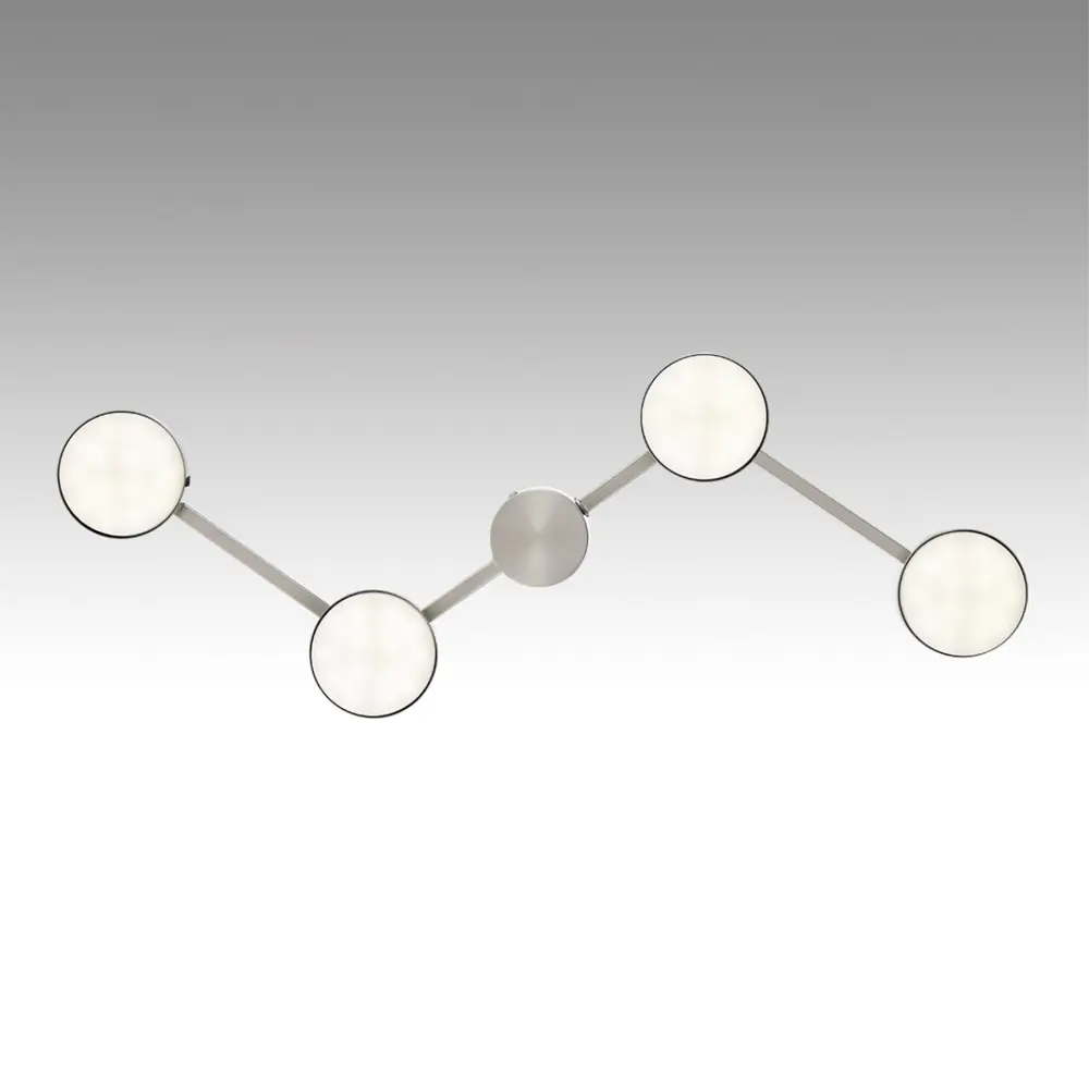 Фото 2 Люстра потолочная Lumion Sanata Lmn_8116_4c 4 лампы 5 м² цвет никель Фото 2 Люстра потолочная Lumion Sanata Lmn_8116_4c 4 лампы 5 м² цвет никель