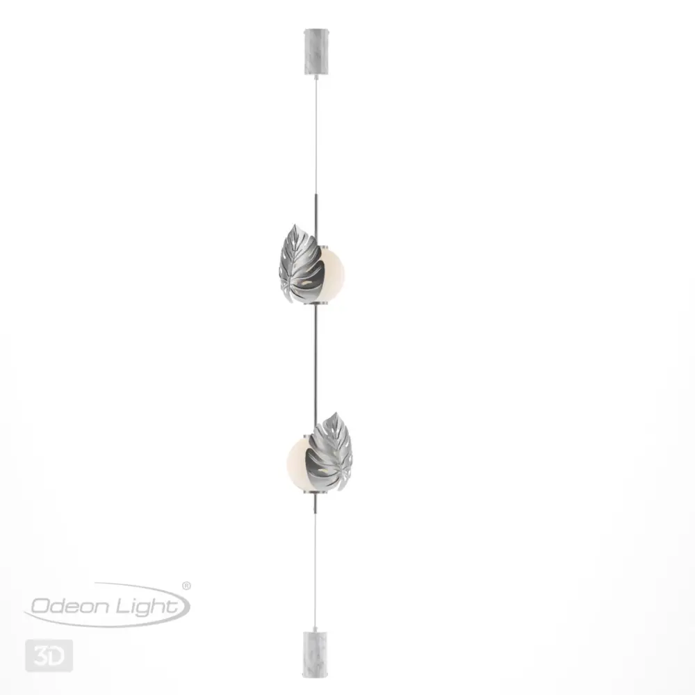 Фото 4 Торшер Odeon light OD_4865_2FC цвет серебристый. белый Фото 4 Торшер Odeon light OD_4865_2FC цвет серебристый. белый