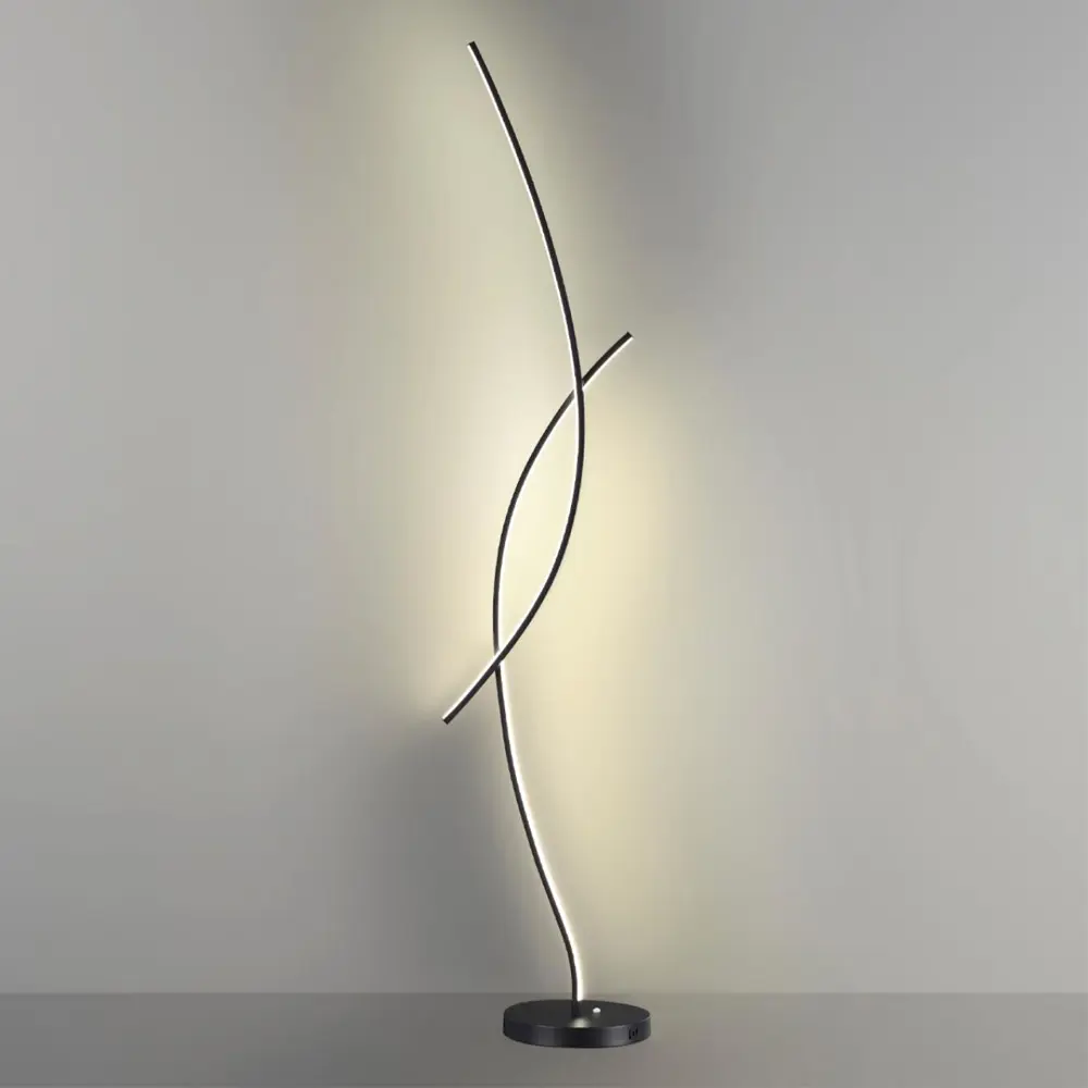 Фото 2 Торшер светодиодный Lumion LMN_5693_24FL регулируемый белый свет цвет черный Фото 2 Торшер светодиодный Lumion LMN_5693_24FL регулируемый белый свет цвет черный