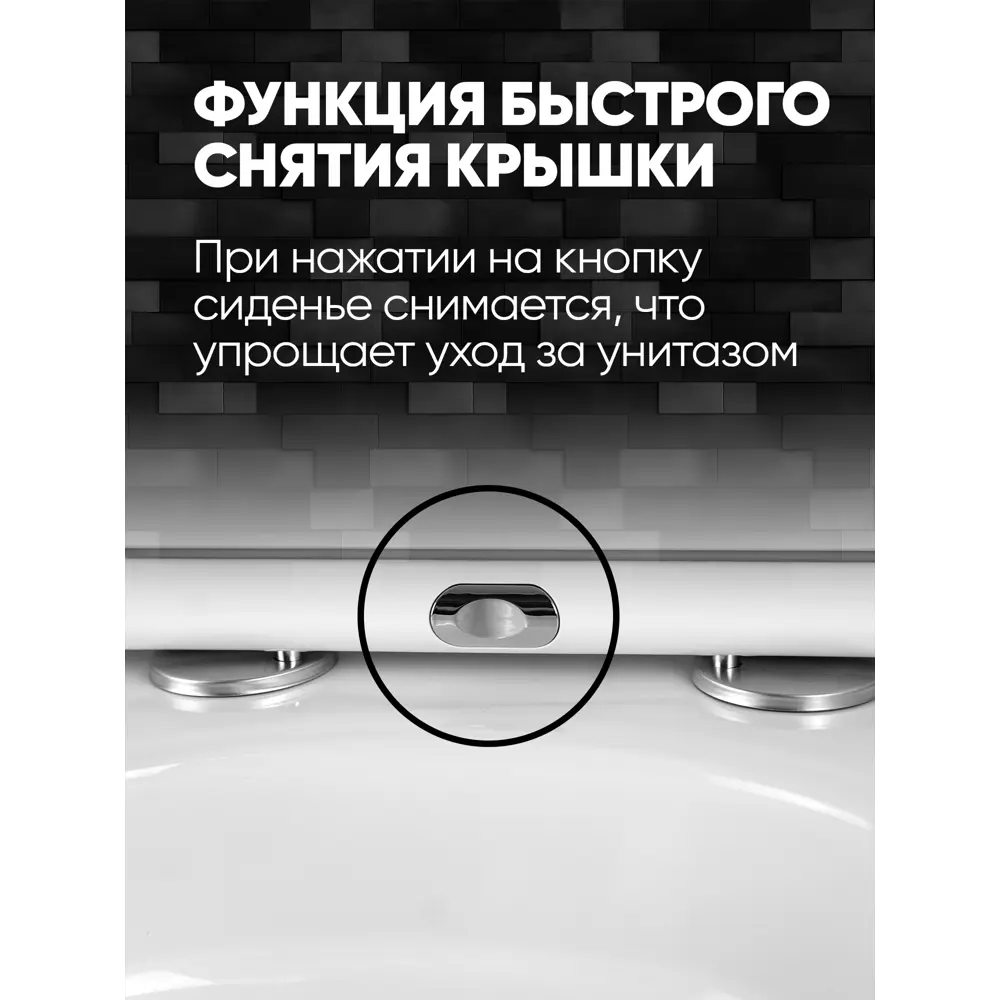 Фото 8 Унитаз подвесной Holler Vessel Tornado безободковый цвет белый Фото 8 Унитаз подвесной Holler Vessel Tornado безободковый цвет белый