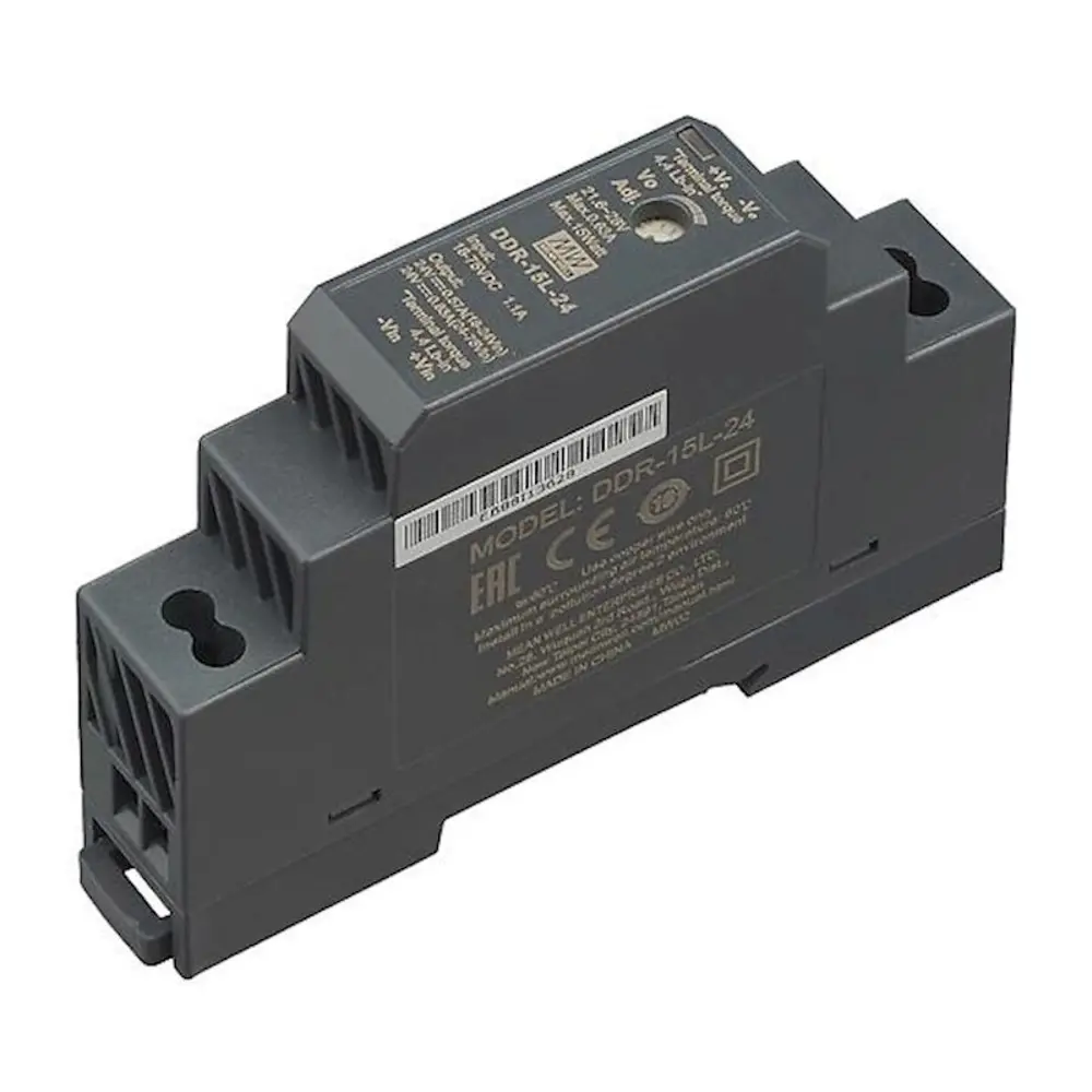 Фото Блок питания Mean Well DC/DC 15 Вт 24 В 0.63 А DDR-15L-24 Фото Блок питания Mean Well DC/DC 15 Вт 24 В 0.63 А DDR-15L-24