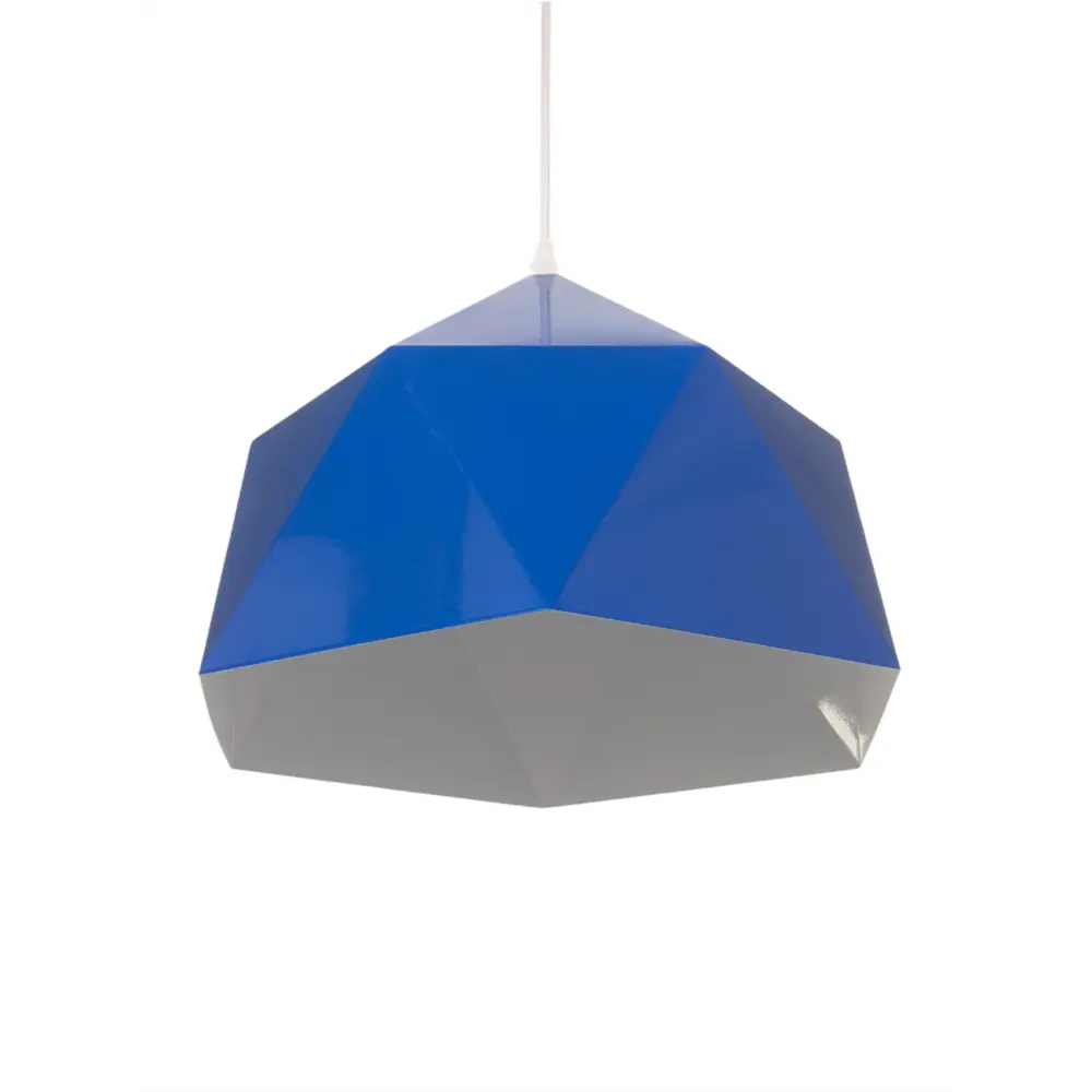 Фото 2 Светильник подвесной Bayerlux Сима-ленд 10537765 1 лампа 3 м² цвет синий Фото 2 Светильник подвесной Bayerlux Сима-ленд 10537765 1 лампа 3 м² цвет синий