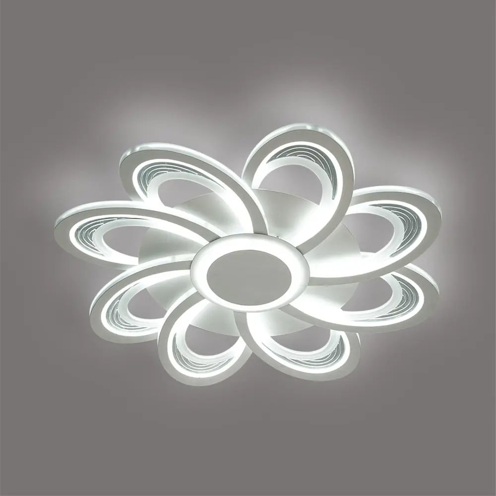 Фото 8 Люстра потолочная светодиодная Lumion 8198-95L Manila 19 м² регулируемый белый свет цвет белый Фото 8 Люстра потолочная светодиодная Lumion 8198-95L Manila 19 м² регулируемый белый свет цвет белый