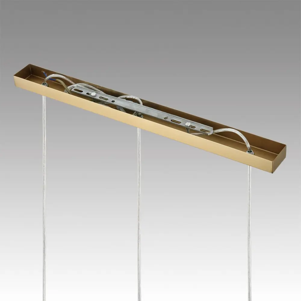 Фото 6 Светильник подвесной Lumion Jane 6592-3a 3 лампы 12 м² цвет серый/латунь Фото 6 Светильник подвесной Lumion Jane 6592-3a 3 лампы 12 м² цвет серый/латунь