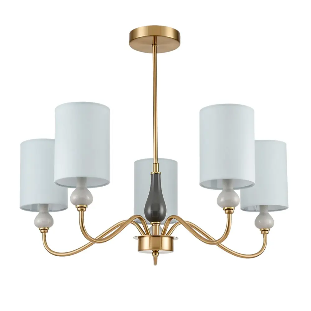 Фото Люстра на штанге Lumion Anri 6590-5 5 ламп 10 м² цвет мятный/зеленый/латунь Фото Люстра на штанге Lumion Anri 6590-5 5 ламп 10 м² цвет мятный/зеленый/латунь