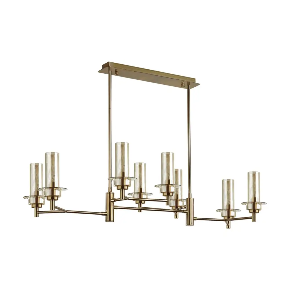 Фото Люстра на штанге Lumion Madonna 6554-8c 8 ламп 16 м² цвет бронза/коньяк Фото Люстра на штанге Lumion Madonna 6554-8c 8 ламп 16 м² цвет бронза/коньяк