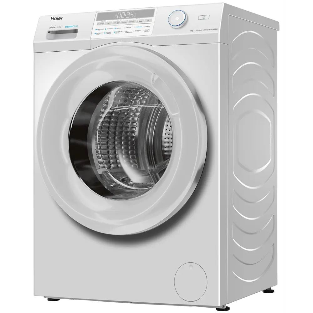 Фото 6 Стиральная машина Haier Hw70-bp12959be 59.5x85x45.4 см 7 кг цвет белый Фото 6 Стиральная машина Haier Hw70-bp12959be 59.5x85x45.4 см 7 кг цвет белый