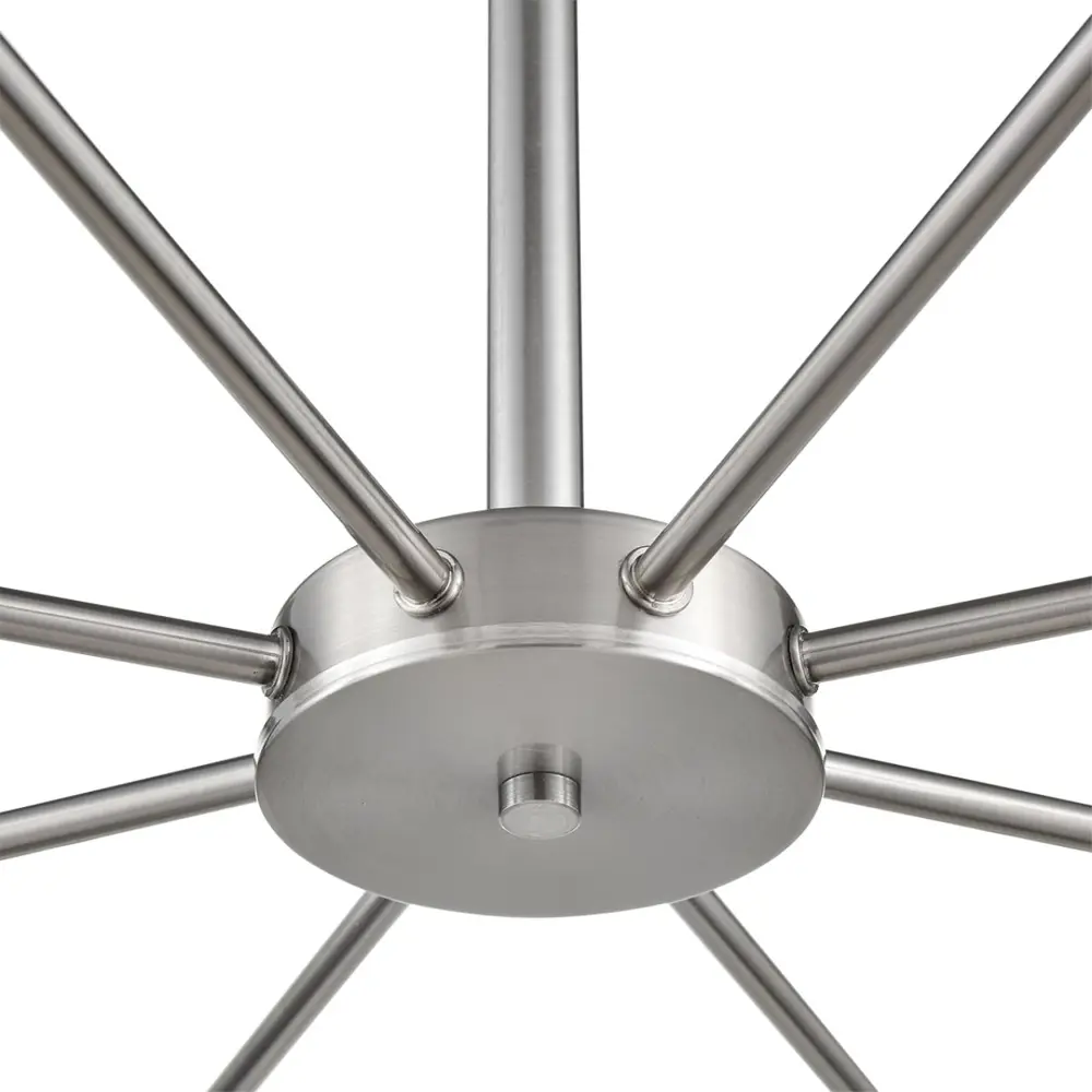 Фото 5 Люстра на штанге Lumion Mave 8099-8c 8 ламп 16 м² цвет белый/никель Фото 5 Люстра на штанге Lumion Mave 8099-8c 8 ламп 16 м² цвет белый/никель