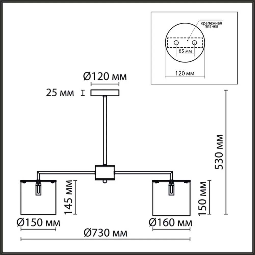 Фото 8 Люстра на штанге Lumion Suntori 6591-6 6 ламп 12 м² цвет хром/белый Фото 8 Люстра на штанге Lumion Suntori 6591-6 6 ламп 12 м² цвет хром/белый