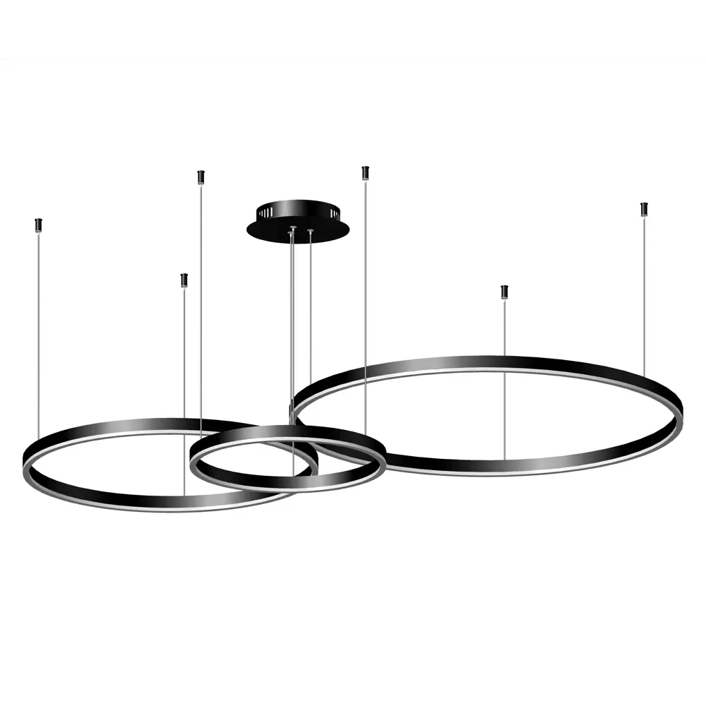 Фото Светильник подвесной светодиодный Kink light Тор 08223.19pa 4000k-kinklight 50 м² нейтральный белый свет цвет черный Фото Светильник подвесной светодиодный Kink light Тор 08223.19pa 4000k-kinklight 50 м² нейтральный белый свет цвет черный
