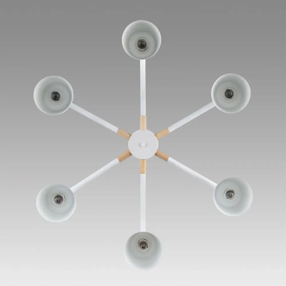 Фото 2 Люстра на штанге Lumion Rosalina 8097-6c 6 ламп 18 м² цвет белый