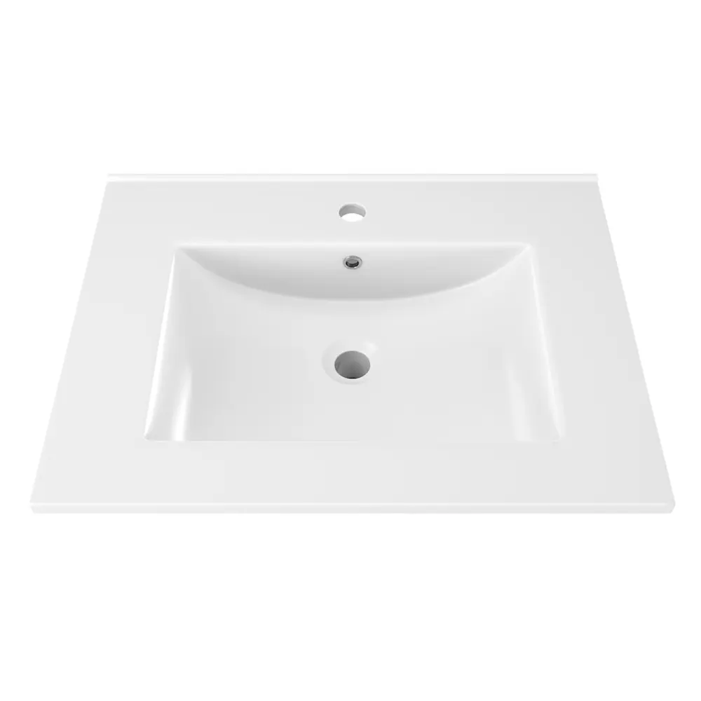 Фото 12 Тумба с раковиной для ванной 60 см Teymi Netta подвесная цвет дуб фасад графит раковина Ritta 60 F15932