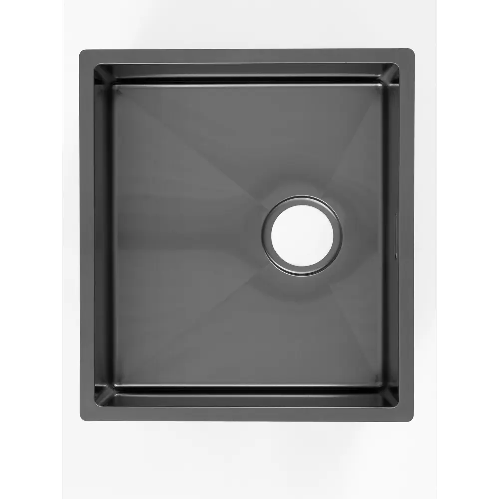 Фото 3 Мойка для кухни врезная с коландером Grandex aqua PROLINE 49 PVD ANTHRACITE 5040603 49x44 см глубина чаши 20 см нержавеющая сталь aisi 304 цвет антрацит Фото 3 Мойка для кухни врезная с коландером Grandex aqua PROLINE 49 PVD ANTHRACITE 5040603 49x44 см глубина чаши 20 см нержавеющая сталь aisi 304 цвет антрацит