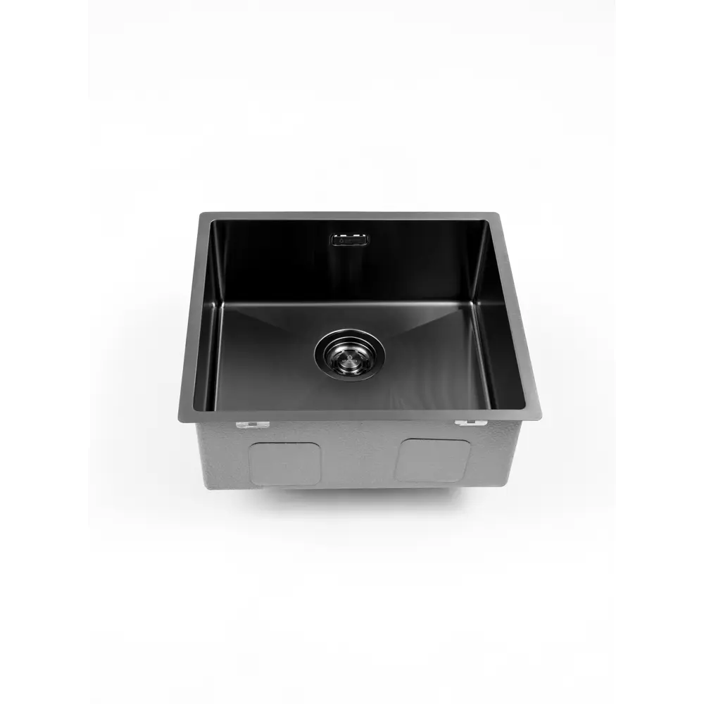 Фото 4 Мойка для кухни врезная с коландером Grandex aqua PROLINE 49 PVD ANTHRACITE 5040603 49x44 см глубина чаши 20 см нержавеющая сталь aisi 304 цвет антрацит Фото 4 Мойка для кухни врезная с коландером Grandex aqua PROLINE 49 PVD ANTHRACITE 5040603 49x44 см глубина чаши 20 см нержавеющая сталь aisi 304 цвет антрацит