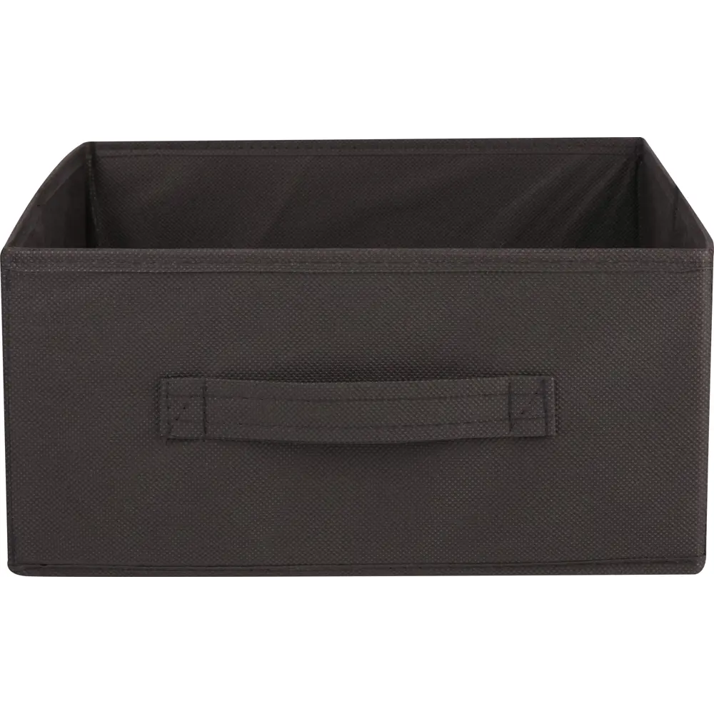 Фото 2 Короб Рыжий кот 312628 31x31x15 см спанбонд цвет черный Фото 2 Короб Рыжий кот 312628 31x31x15 см спанбонд цвет черный