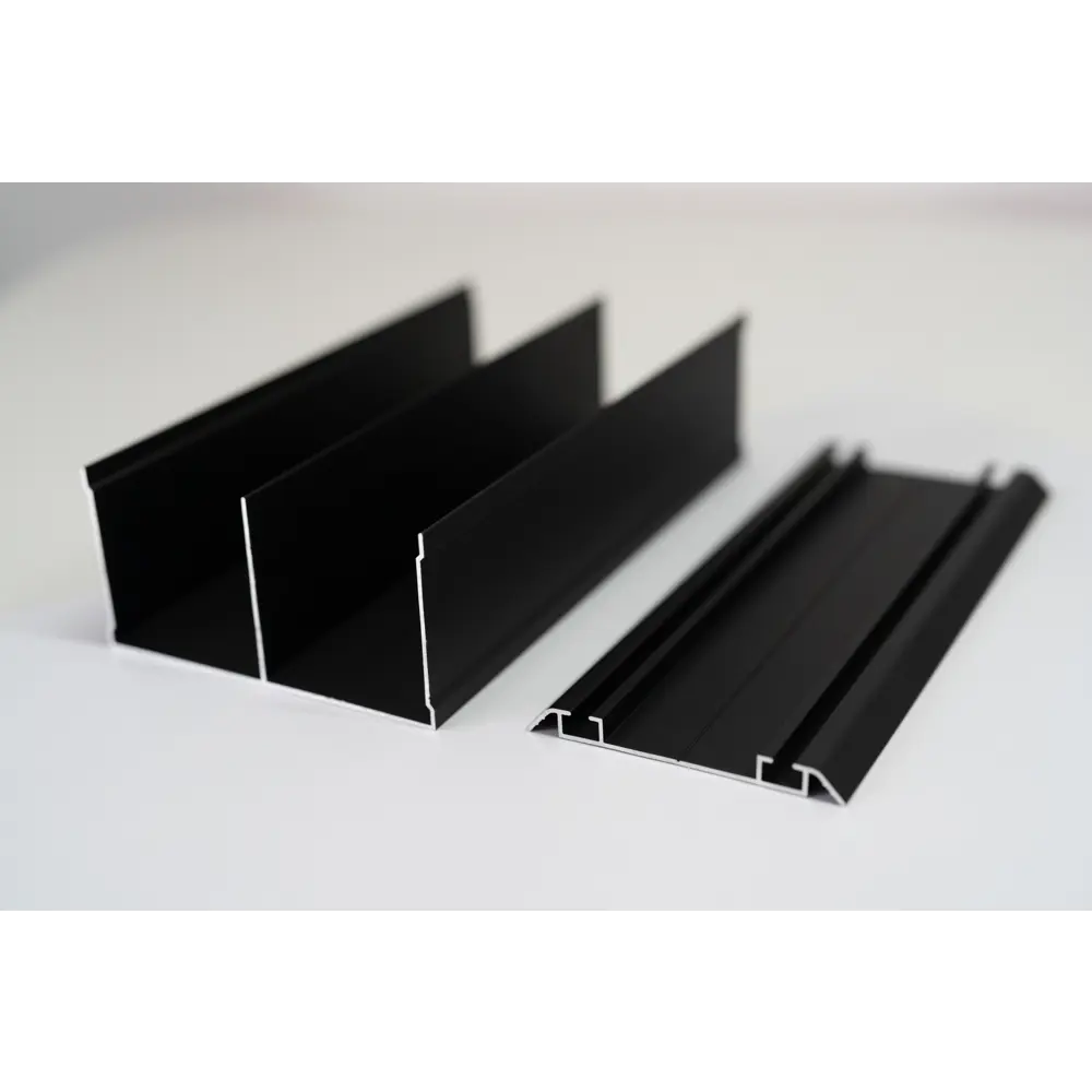 Фото 5 Шкаф-купе Клевер Атина 240x110х50 см 6 полок ЛДСП цвет белый/бетон серый