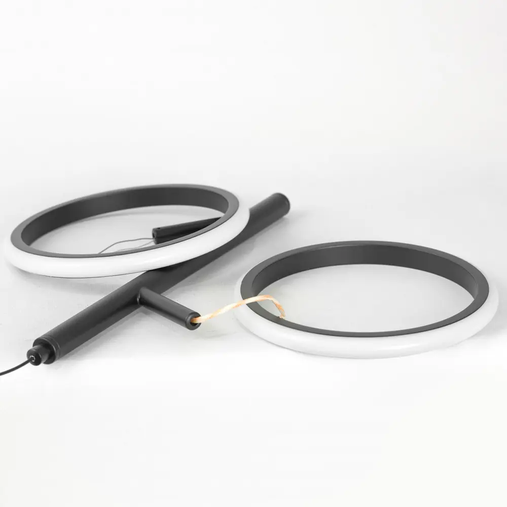 Фото 3 Светильник подвесной светодиодный Lussole Kimble Lsp-7417 10 м² нейтральный белый свет цвет черный Фото 3 Светильник подвесной светодиодный Lussole Kimble Lsp-7417 10 м² нейтральный белый свет цвет черный