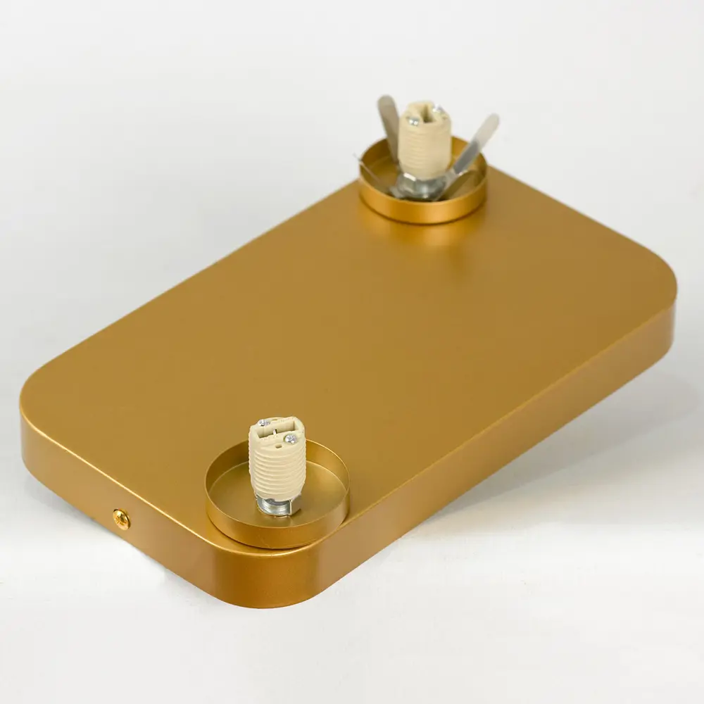 Фото 4 Настенный светильник Lussole Lsp-8989 цвет жёлтый/золотой Фото 4 Настенный светильник Lussole Lsp-8989 цвет жёлтый/золотой