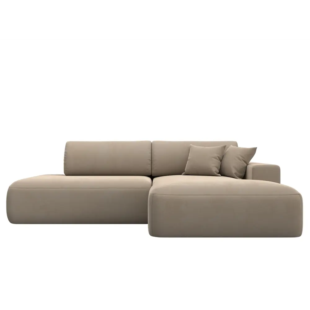 Фото 2 Диван угловой Лига-036 НПБ Модерн правый угол Лига диванов 121407 267x84x162 см велюр цвет бежевый Фото 2 Диван угловой Лига-036 НПБ Модерн правый угол Лига диванов 121407 267x84x162 см велюр цвет бежевый