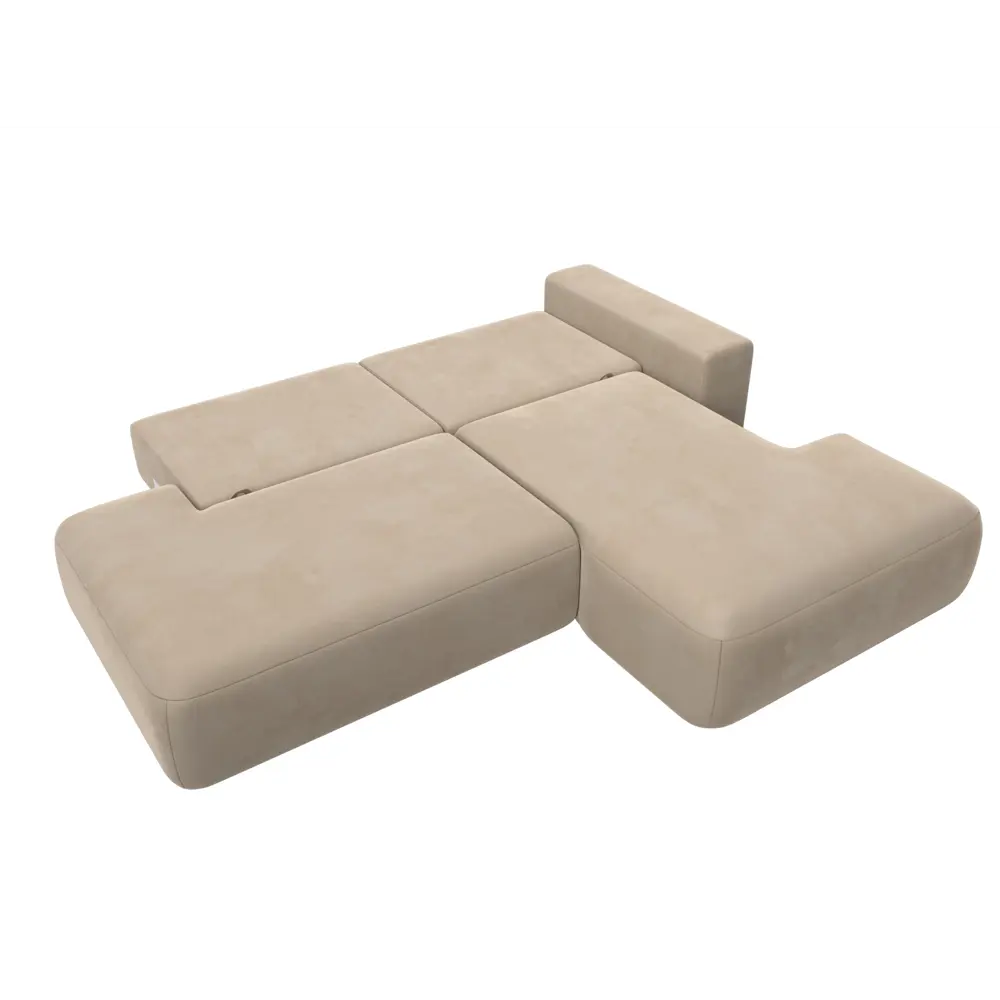 Фото 9 Диван угловой Лига-036 НПБ Модерн правый угол Лига диванов 121407 267x84x162 см велюр цвет бежевый Фото 9 Диван угловой Лига-036 НПБ Модерн правый угол Лига диванов 121407 267x84x162 см велюр цвет бежевый