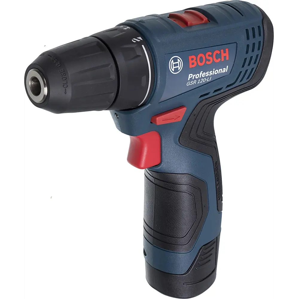 Фото 4 Дрель-шуруповерт аккумуляторная Bosch Professional GSR 120-LI 06019G8000, 12 В Li-Ion 2x2 Ач Фото 4 Дрель-шуруповерт аккумуляторная Bosch Professional GSR 120-LI 06019G8000, 12 В Li-Ion 2x2 Ач