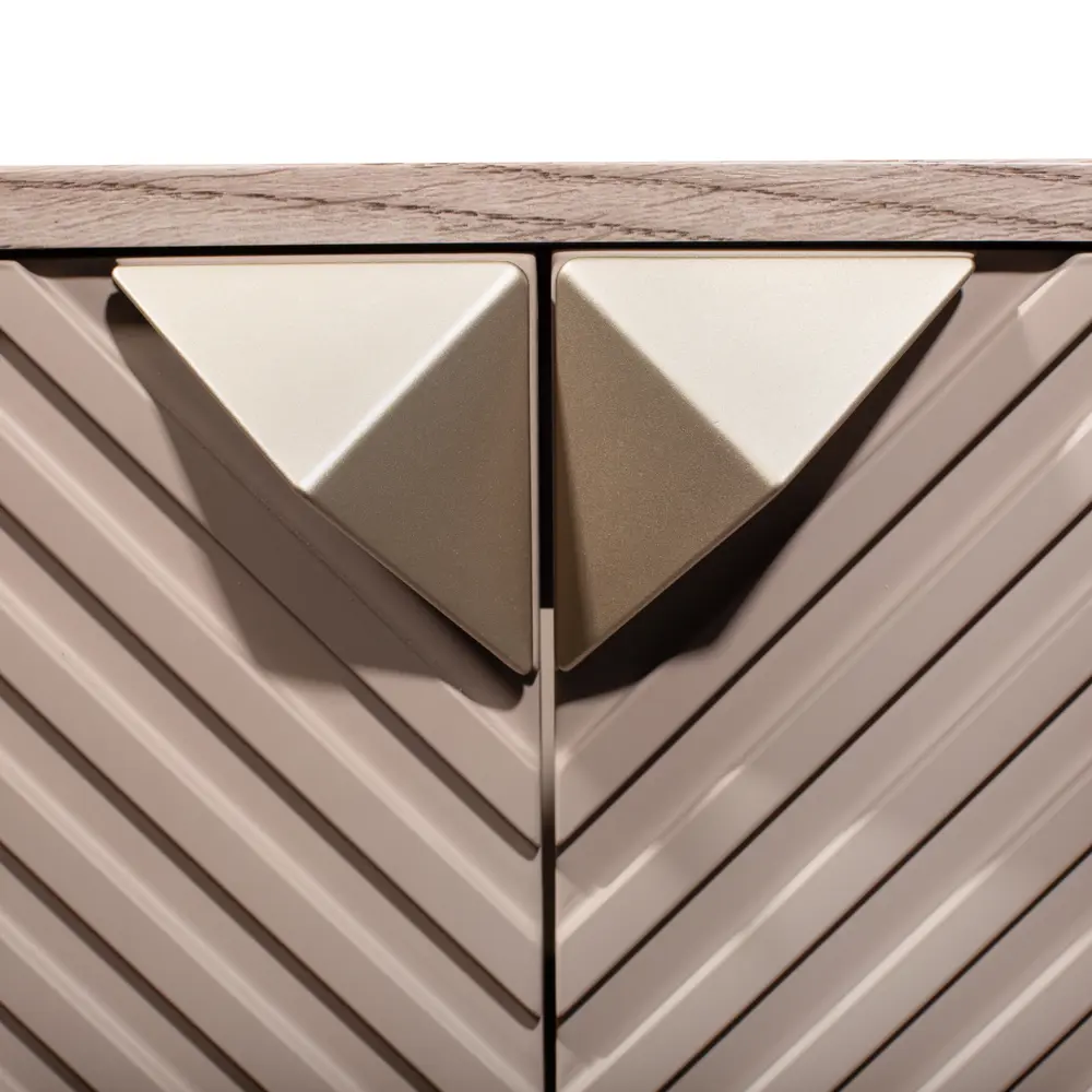 Фото 4 Комплект мебели для ванной: тумба под раковину Runo Андорра 85 цвет кашемир серый-дуб какао с раковиной Bella и зеркало Руан d 77