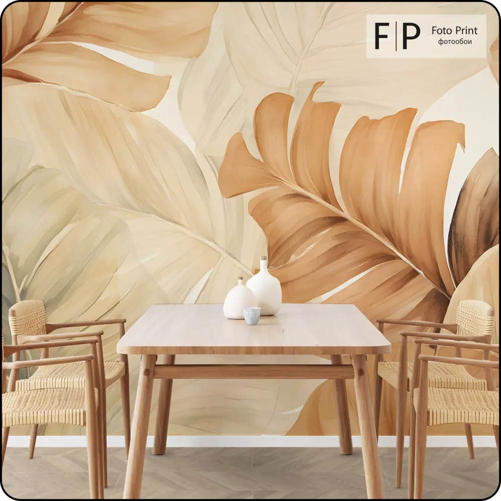 Фото 3 Фотообои Foto Print Тропические листья 04-556-А-3-2.7, 270x300 см Фото 3 Фотообои Foto Print Тропические листья 04-556-А-3-2.7, 270x300 см