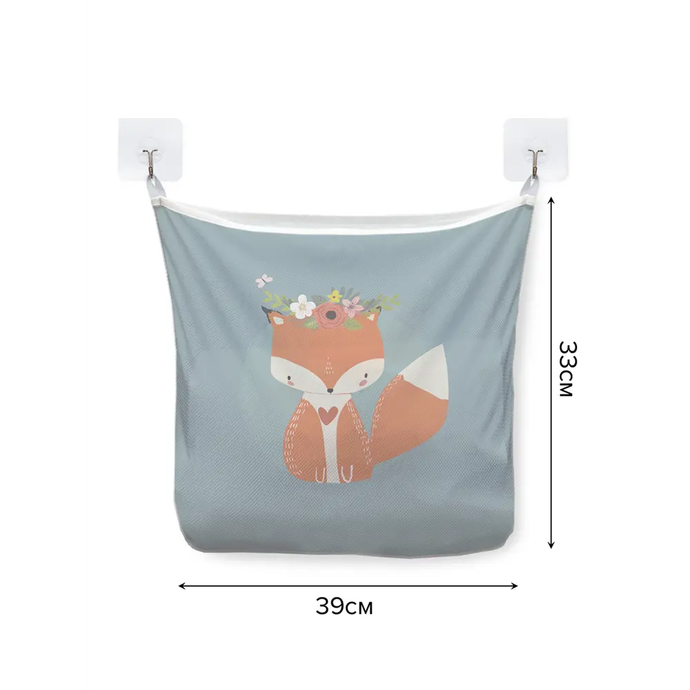 Фото 2 Сетка для игрушек в ванну JoyArty Скромная лисичка настенный органайзер на присосках 39x33 см Фото 2 Сетка для игрушек в ванну JoyArty Скромная лисичка настенный органайзер на присосках 39x33 см