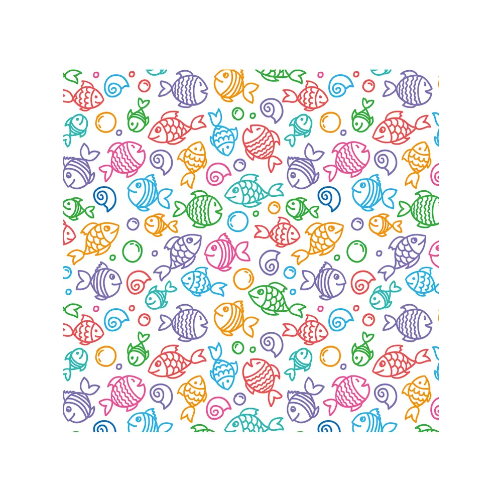 Фото 3 Сетка для игрушек в ванну JoyArty Разноцветные рыбки настенный органайзер на присосках 39x33 см