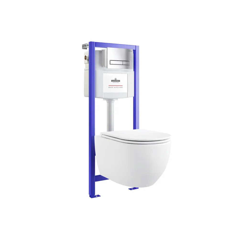 Фото 3 Ванна Sanitana BLB Universal 20220833R прямоугольная сталь 160x70 см с подвесным унитазом и раковиной в комплекте Фото 3 Ванна Sanitana BLB Universal 20220833R прямоугольная сталь 160x70 см с подвесным унитазом и раковиной в комплекте