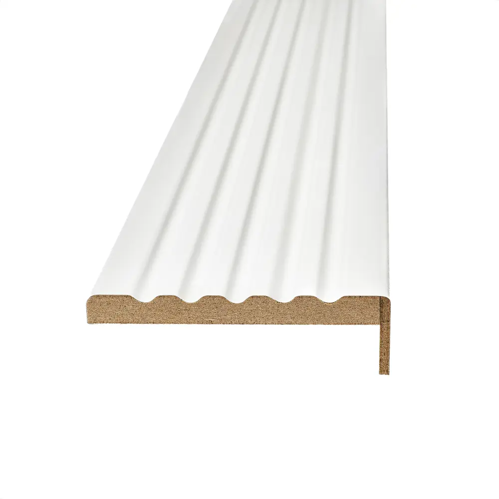 Фото 2 Наличник телескопический 2170x95x10 мм Финиш-бумага цвет белый Фото 2 Наличник телескопический 2170x95x10 мм Финиш-бумага цвет белый