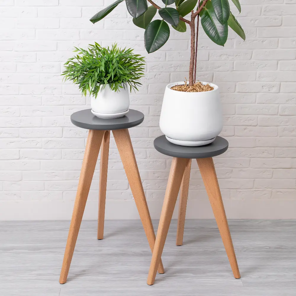 Фото 5 Подставка для цветочных горшков AIM 11680/серый mini Эко серый Фото 5 Подставка для цветочных горшков AIM 11680/серый mini Эко серый