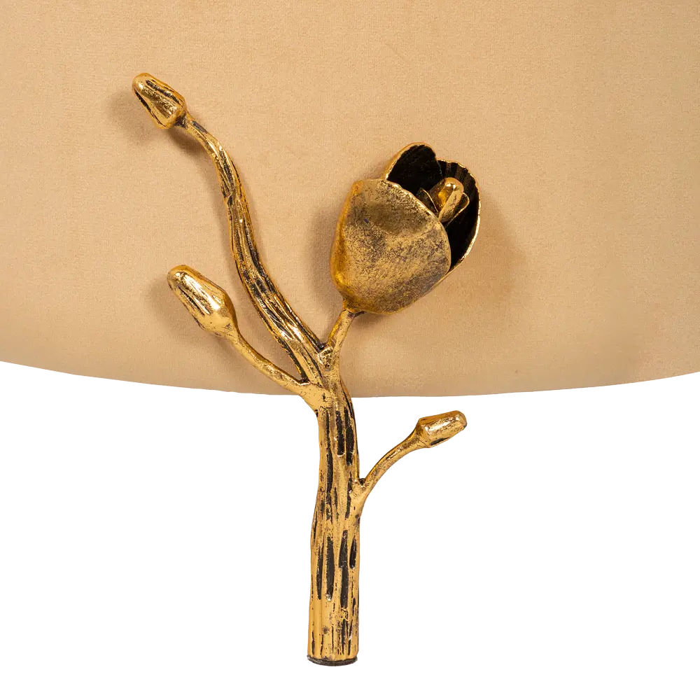 Фото 2 Пуф 38х51х38 см Bogacho Ин Блум цвет песочный Фото 2 Пуф 38х51х38 см Bogacho Ин Блум цвет песочный