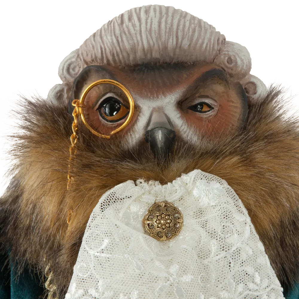 Фото 7 Коллекционная игрушка Bogacho Филин Соломон ручная работа