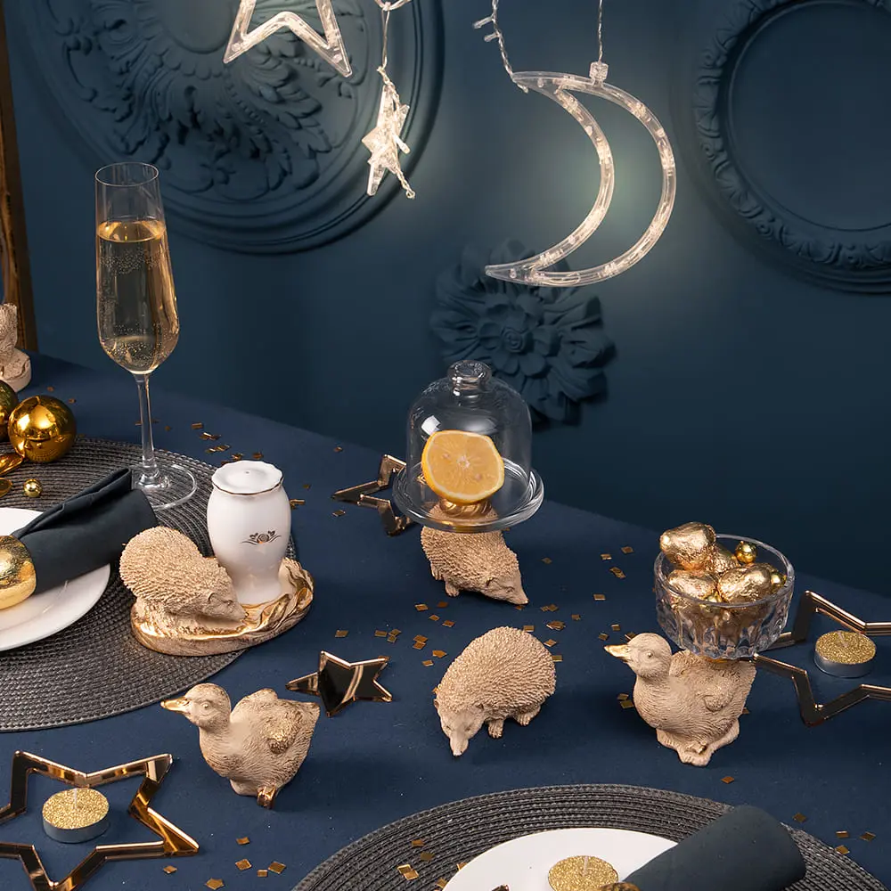 Фото Статуэтка Bogacho Ежик Барб кремовый