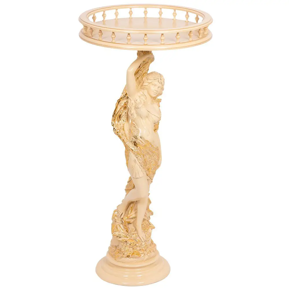 Фото 7 Столик декоративный Bogacho 13057/АС/450/2Ас Изабель бежевый 45 см Фото 7 Столик декоративный Bogacho 13057/АС/450/2Ас Изабель бежевый 45 см