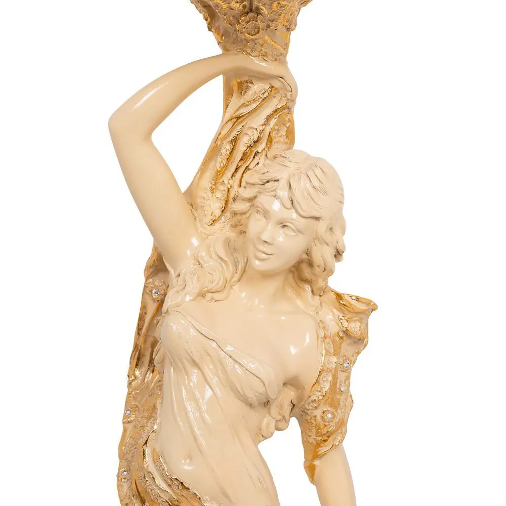 Фото 3 Столик декоративный Bogacho 13057/АС/450/2Ас Изабель бежевый 45 см Фото 3 Столик декоративный Bogacho 13057/АС/450/2Ас Изабель бежевый 45 см