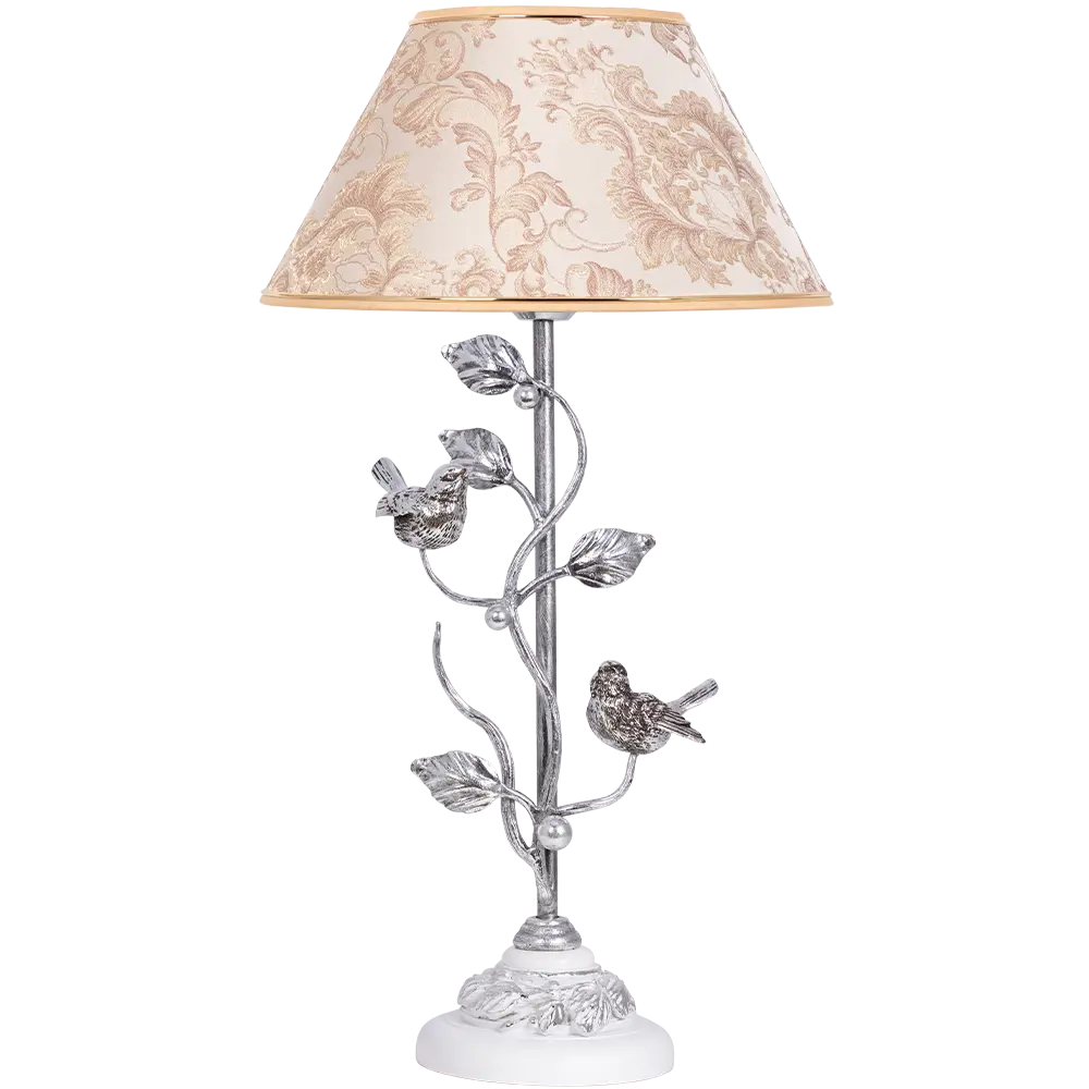 Фото Настольная лампа BOGACHO СБ-189/Бел/Каледония бискотти Терра Spring цвет слоновая кость