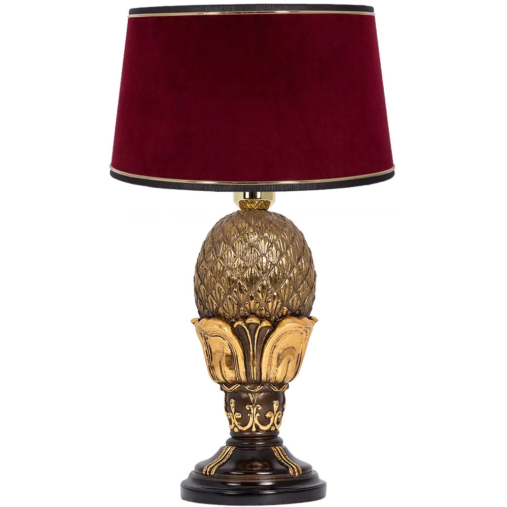 Фото Настольная лампа BOGACHO СБ-95/Б/Конфети рубивайн Источник Энергии цвет красный