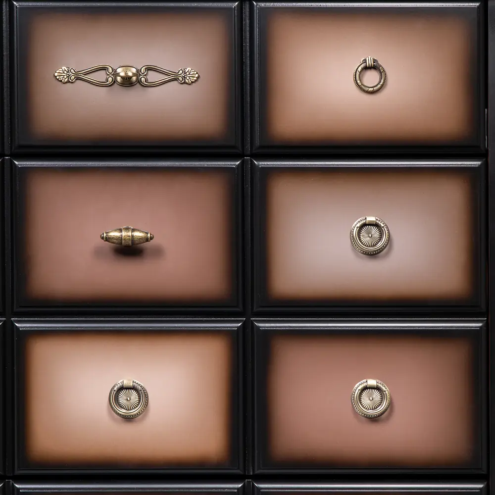 Фото 5 Тумба с выдвижными ящиками Bogacho 90x102x40 см МДФ цвет шоколад Фото 5 Тумба с выдвижными ящиками Bogacho 90x102x40 см МДФ цвет шоколад