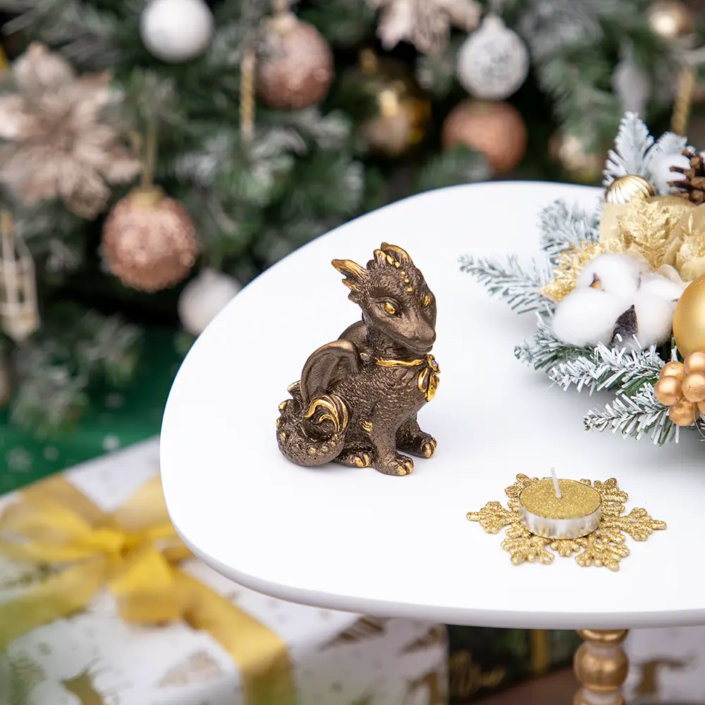 Фото 7 Статуэтка для интерьера символ года 2024 Bogacho фигурка Дракон Ария коричневого цвета Фото 7 Статуэтка для интерьера символ года 2024 Bogacho фигурка Дракон Ария коричневого цвета